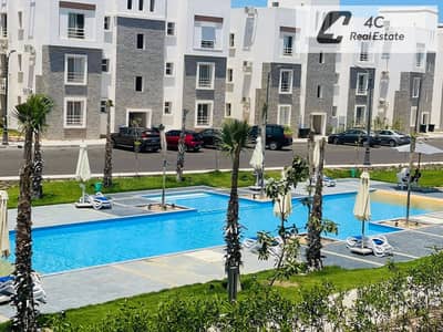For sale penthouse + roof 2 bedrooms in the hotel phase ready to move in at Amwaj Village North Coast