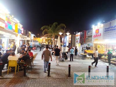 An excellent opportunity to rent a commercial shop in the highly active Old Market area of Al Rehab City.