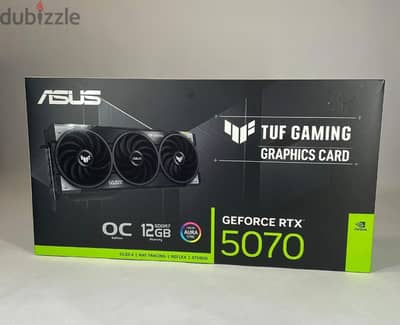 ASUS TUF GAMING RTX 5070 OC 12GB GDDR7 GRAPHIC CARD