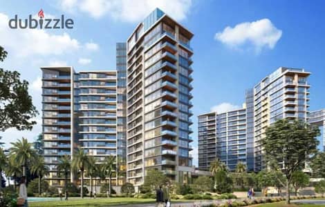 Without Over - Apartment Fully Finished for sale with installments with Kitchen Cabinets & ACs in a Prime Location with Park View Zed Towers, Ora