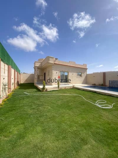 Luxury villa for sale in King Mariout - Prime location + complete privacy •