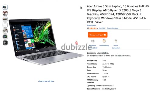 Acer Aspire 5 Slim Laptop