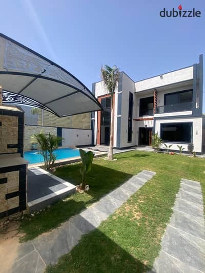 Rare opportunity: Luxurious villa with private garden in King Mariout, Alexandria.