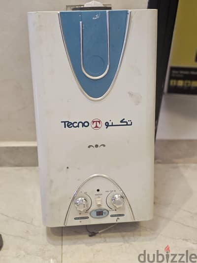 سخان غاز تكنو  بحاله جيده
