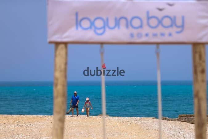 Direct from the Sea View, a chalet with a discount of 2.25 million is for sale in Ain Sokhna next to La Vista. It is unfinished, super deluxe, and rea