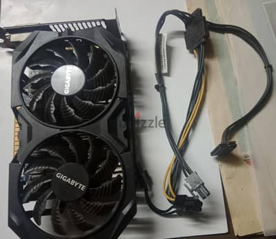 كارت شاشه Gtx 750ti 2gb Gigabyte Windforce حالة ممتازة