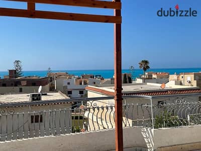 Chalet for rent, row 3, sea view, in Lotus Village, North Coast, before Marina