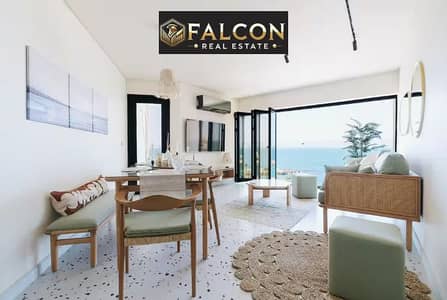 ready to move chalet open view fully finished full privacy prime location next to Ramla Ras El Hekma . Direction White . June . mountain view