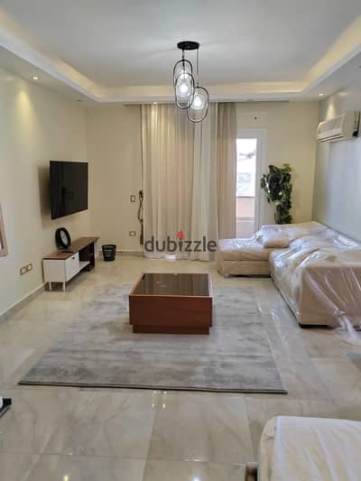 روف مفروش مودرن ومكيف للايجار كمبوند زايد ديونز الشيخ زايد zayed dunes shiekh zayed