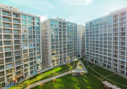 Apartment for sale in Compound One Katameya 152 m half finishing landscape view