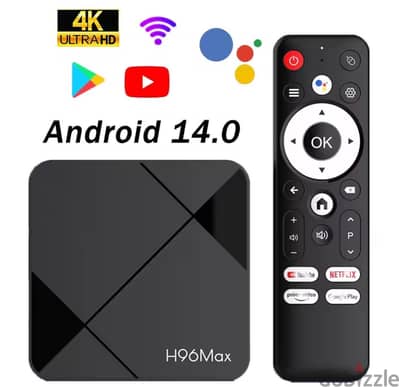 H96MAX Rockship 3518 Android 14 TV BOX 2+1(