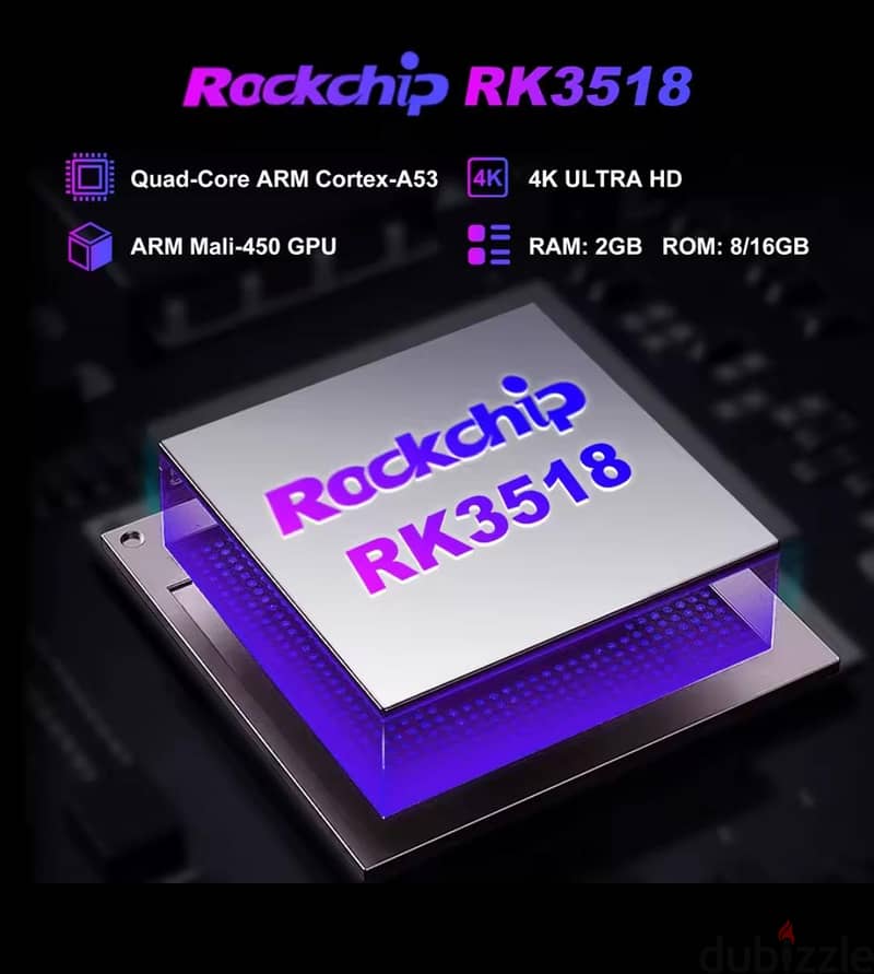 H96MAX Rockship 3518 Android 14 TV BOX 2+1( 2