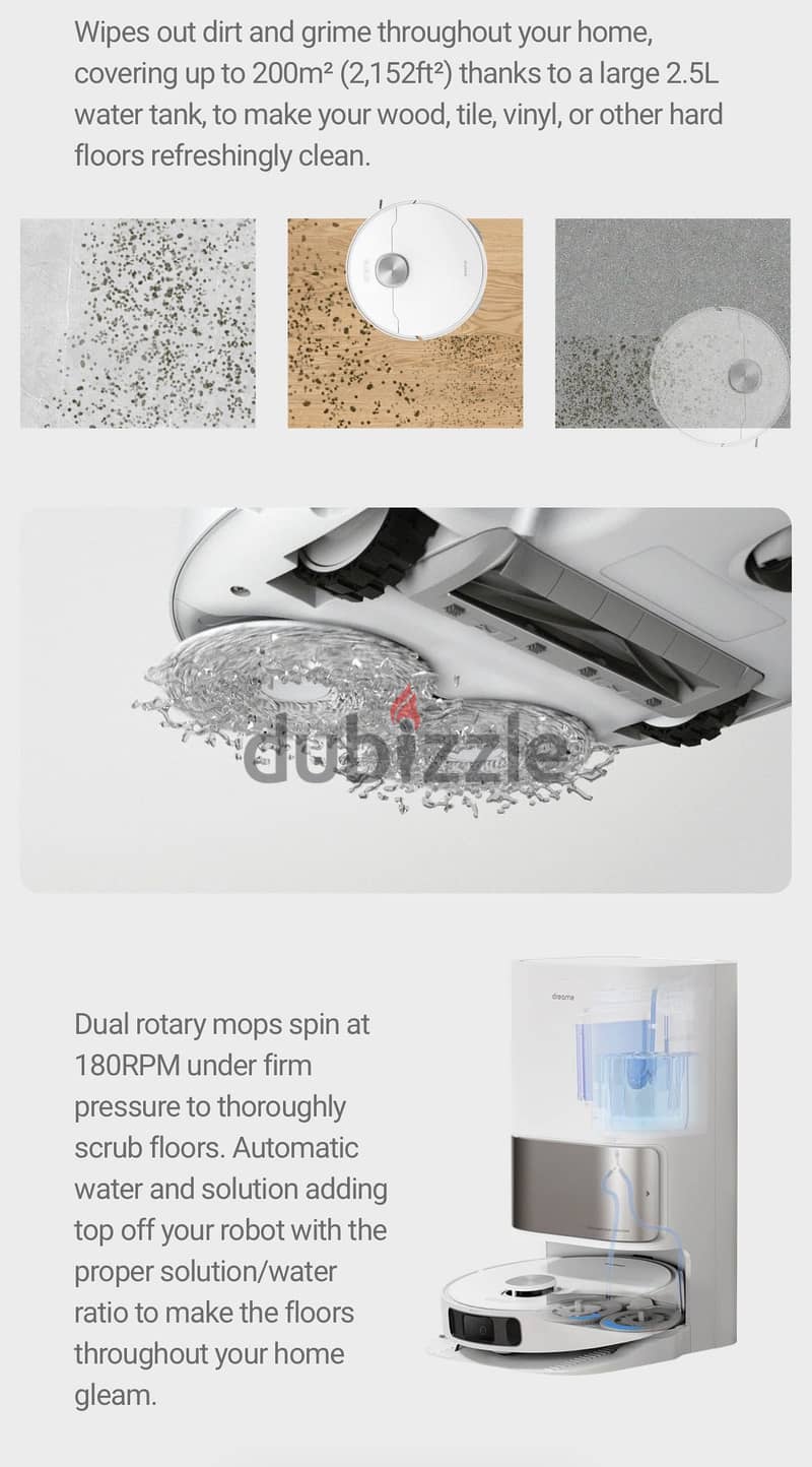 Dreame Robot Cleaning Mop 3