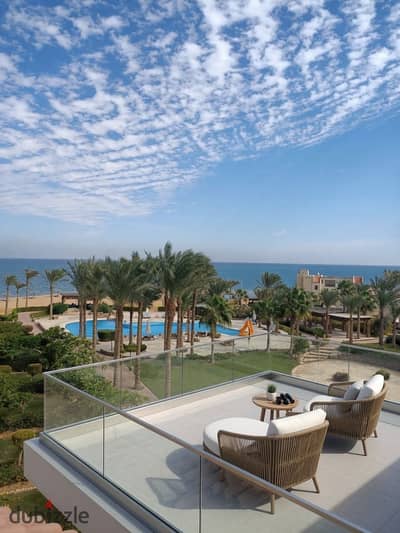 Wake Up to a Direct Sea View Every Day – 2-Bedroom Chalet with Roof for Sale in Ain Sokhna