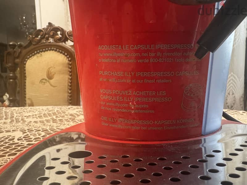 Illy espresso x7 capsule machine-Red 4