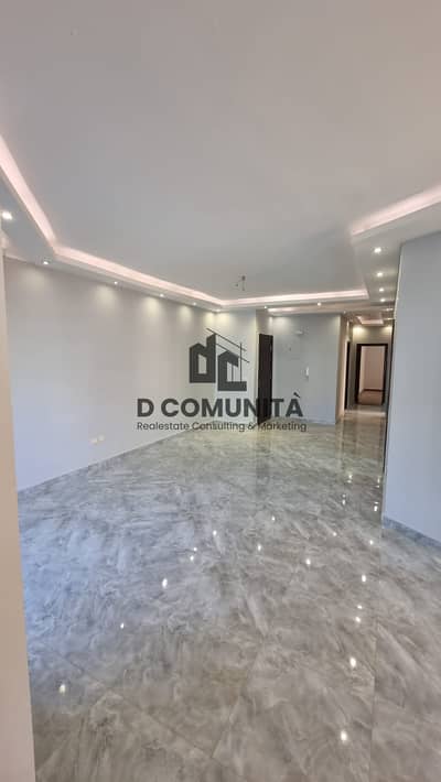 Apartment for rent in Al Banasij, buildings with kitchen and elevator, and open front view - distinguished location in the Fifth Settlement