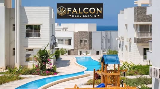 First-row beachfront unit at Ras El Hekma—"Youd" by Al Ahly Sabbour—next to Salt. Fully finished (high-end).
