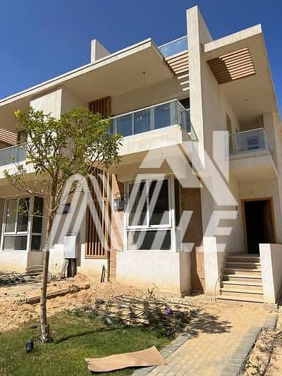Below Market Price Townhouse  Corner For Sale Overlooking Greenery At Mountain View iCity -New Cairo