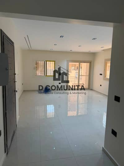 Apartment for rent on the ground floor with a private garden, 105 square meters, with a private entrance in Al-Andalus – First occupancy with super luxury finishing and a distinctive view