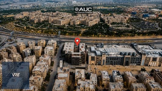 Administrative office for sale in the Fifth Settlement—facing the American University (AUC) and next to Point 90 Mall. The 306 sqm unit comes fully fi