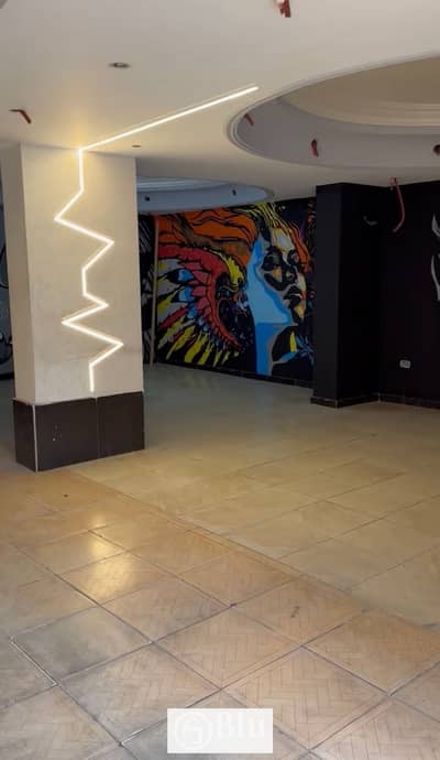 The largest retail for rent 250 meter at nasr city 2nd row of Tayaran st in front of cib bank