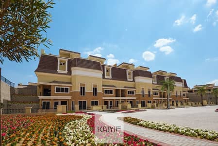 S Villa for Sale in Sarai Located in a prime location within the compound, this elegant combines contemporary design with a practical layout