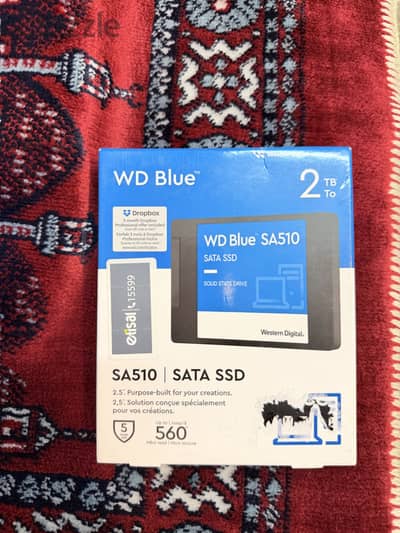 WD blue Sa510 ssd sata جديد