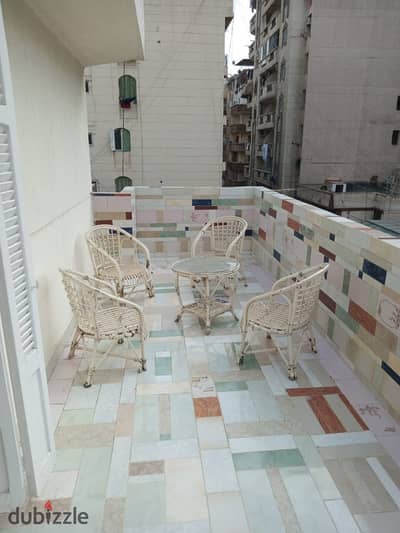 Furnished apartment for annual rent in Kafr Abdu near Lembi Garden