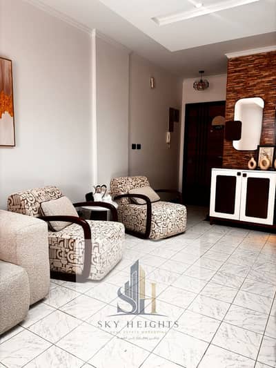 Cheapest apartment for sale in Al-Rehab City, 90 sqm,  2 bedrooms and a bathroom, fourth floor without an elevator, close to all services, finished by