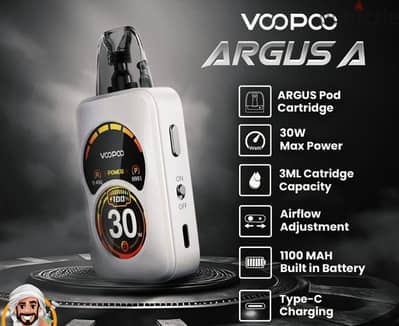 فيب بود جهاز Voopoo Argus A جديد زيرو بأرخص سعر في مصر + نكهات مميزة