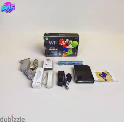 جهاز Wii بالعلبة مع هارد 250 جيجا (اقرا الوصف)