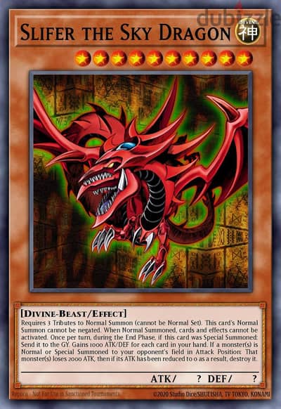 Slifer The Sky Dragon - Yu-Gi-Oh