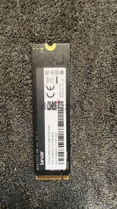 Lexar NM620 512GB SSD, M. 2 2280