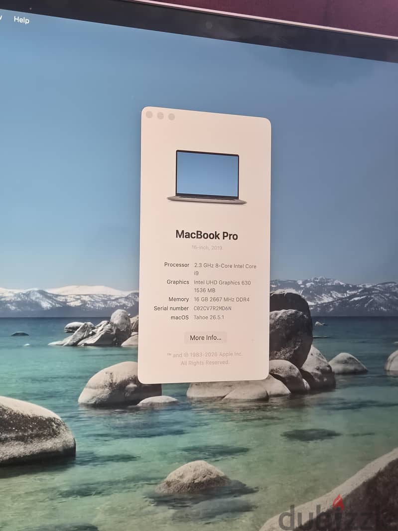 Macbook Pro 2019 1TB 2