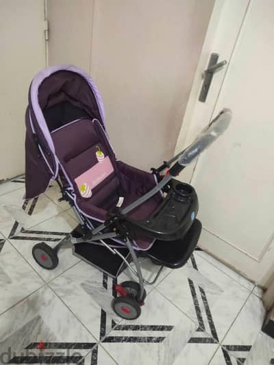 عربة اطفال كسر زيرو ماركة باو باو هاو استخدام مره واحدة فقط