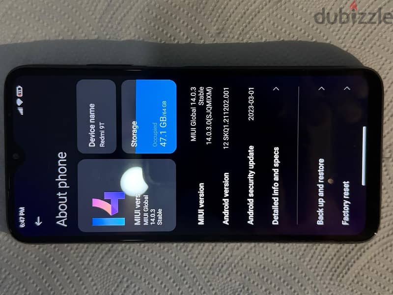 Xiaomi Redmi Note 9T 1