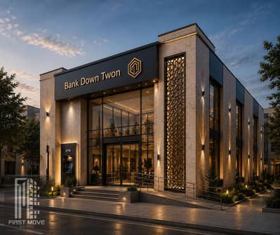 بنك للبيع لفرصة الاستثمار وعائد ايجارى بالدولار مرخص بنك بالتقسيط في ارقى كمبوند ساكن وعايش في قلب العلمين الساحل الشمالى