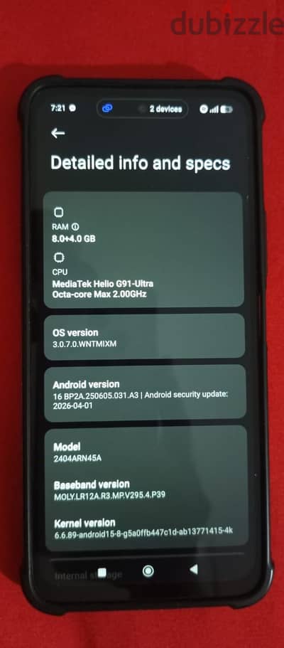 Xiaomi Redmi 13 شبه جديد