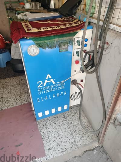 مكنه غسيل بخار داخلي وخارجي  مستعمله جديد
