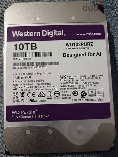 10TB Western Digital HDD. . هارد ويسترن ديجيتال 10 تيرا