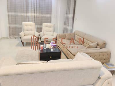 Ground floor apartment with private garden for rent in one of the best locations in Al Rehab