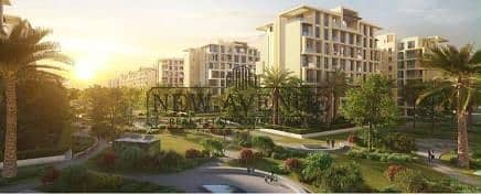 Lowest Down Payment and zero over Finished Apartment with kitchen and parking slot in City Gate Sapphire Residence New Cairo developed by Qatari Diar