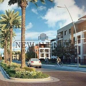 Lowest Down Payment and zero over Finished Apartment with kitchen and parking slot in City Gate Sapphire Residence New Cairo developed by Qatari Diar