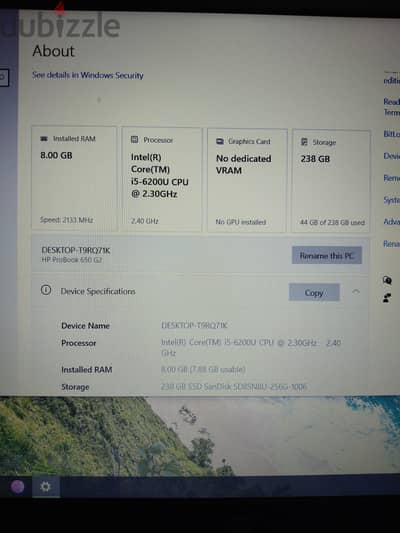 لابتوب اتش بى بروبوك