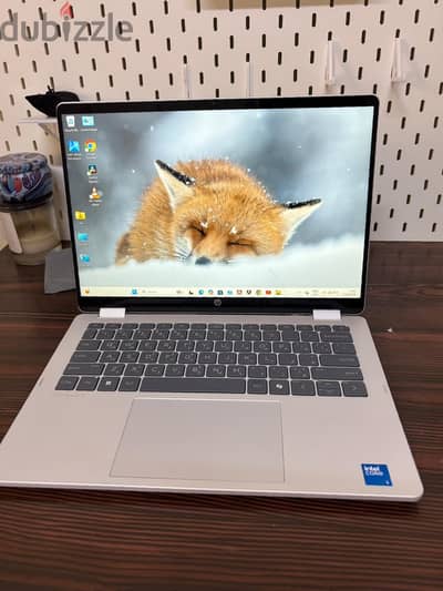كسر زيرو  hp omnibook 14 Ai ضمان سنة علي الشاشه