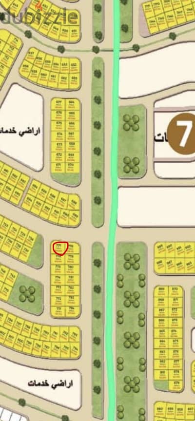 قطعة ارض بيت الوطن - 712 متر - تمييز ناصية + بحري + تمييز حدائق