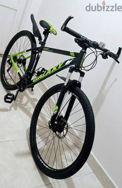 دراجة galaxy b200h فرامل زيت بحالة ممتازة مقاس 29