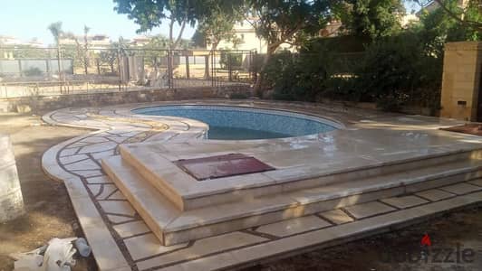 Villa for sale in Madinaty with a wide garden view