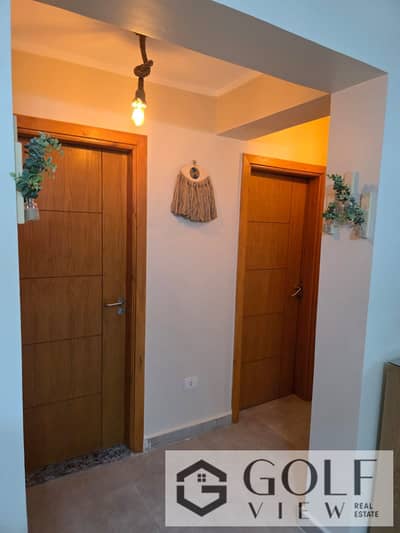 For sale: 125 m² chalet on the first floor, fully finished and furnished, in Mountain View, Ras Al-Hikma, North Coast, New Rhodes View phase. Features