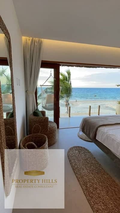 توين هاوس للبيع متشطب بالتكيفات  sea view في ramla الساحل الشمالي باقل سعر في الماركت لسرعه البيع
